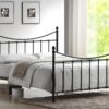 Time Living Alderley Metal Bed Frame, Double, Ivory