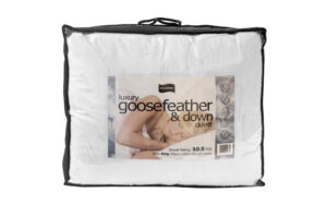 Luxury 10.5 Tog Hungarian Goosefeather and Down Duvet, Single