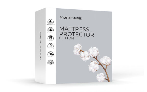 Protect A Bed Cotton Mattress Protector, Superking