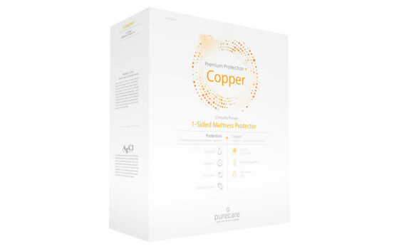 Purecare Copper Mattress Protector, Single