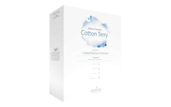 Purecare Cotton Terry Serenity Premium Mattress Protector, Single