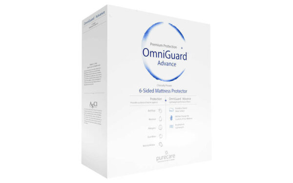 Purecare Omniguard Advance Premium 6-sided Mattress Protector, Double