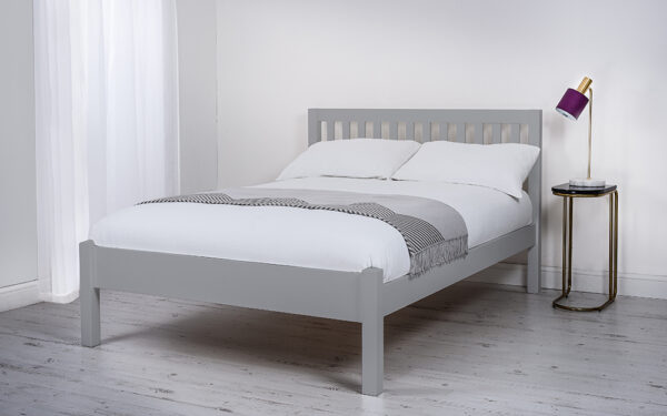 Silentnight Hayes Grey Wooden Bed Frame, Single