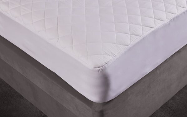 Five Star Hotel Concept Pure Cotton Quilted Mattress Protector, Double