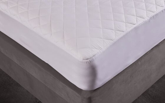 Five Star Hotel Concept Pure Cotton Quilted Mattress Protector, Double