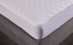 Five Star Hotel Concept Pure Cotton Quilted Mattress Protector, Superking